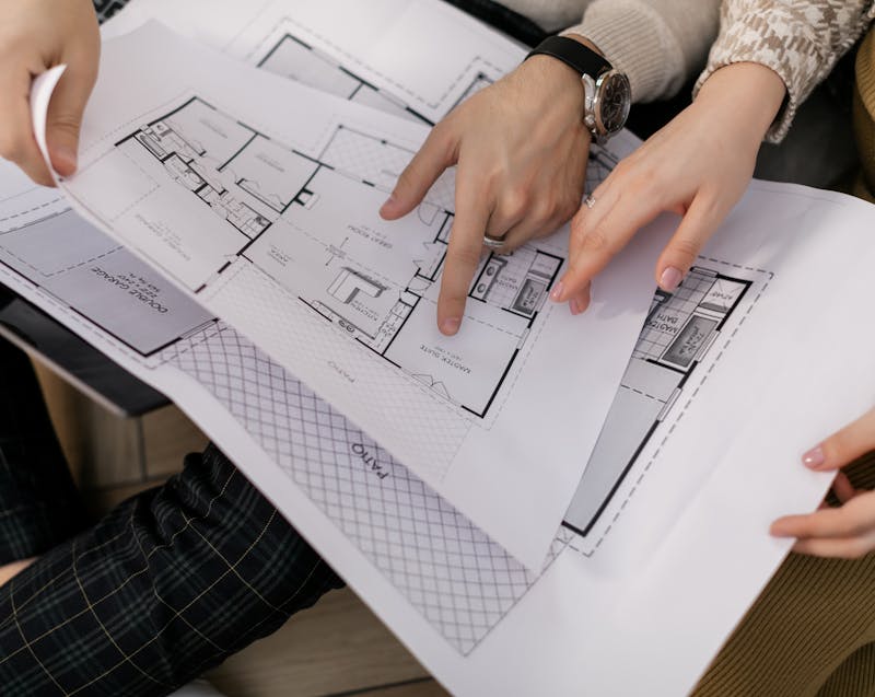 a home construction plan